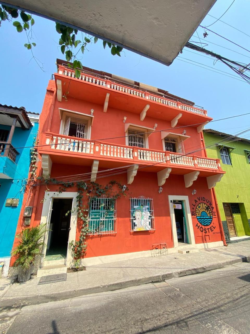 Cartagena La Viduka Hostel מראה חיצוני תמונה
